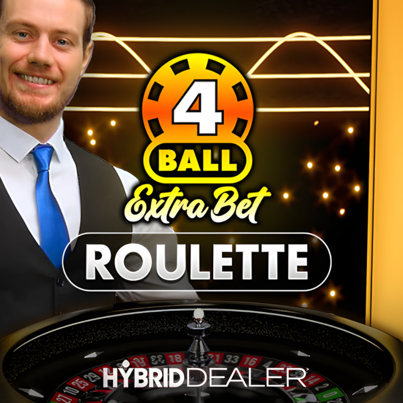 Roulette 4-Ball Extra Bet Hybrid Dealer